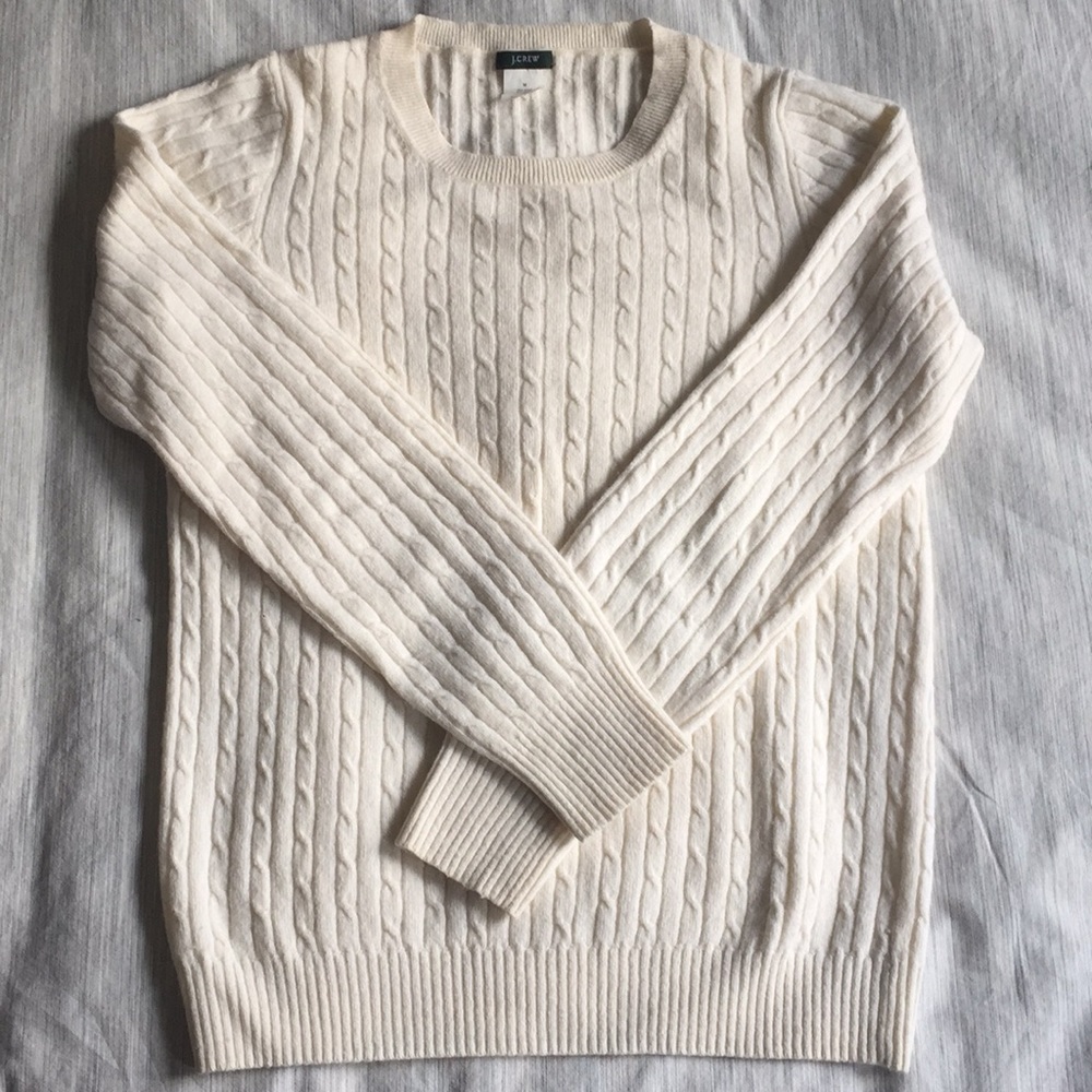 J Crew cashmere blend sweater, size M
